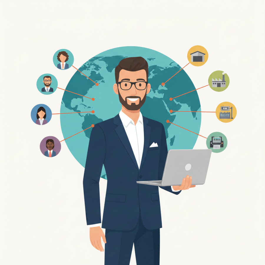 Creative designer using Coreprint web to print to manage global client artwork and print procurement.